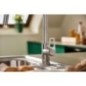 Mitigeur d’évier Grohe Bauloop avec bec extractible bec pivotant, saillie 215mm chrome