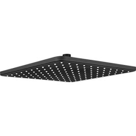 Pommes de douche Larissos 280x280 Acier inoxydable noir mat