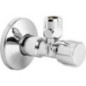 Vanne équerre Schell Comfort 3/8" x 3/8" x 10mm autoétanche chrome