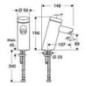 Robinetteries de lavabos à fermeture automatique Schell Puris SC HD-M sans mélangeur