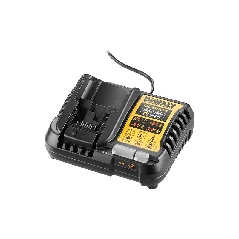 Chargeur rapide DeWalt DCB1104-QW 10,8 - 54,0 V, 1,3 - 12,0 Ah