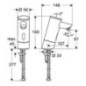 Robinetteries de lavabos Schell Puris E HD-K sans mélangeur Capteur IR alimentation secteur