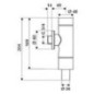 Système de chasse d’eau pour WC Schell Schellomat Basic sans robinet d’arrêt DN20 3/4