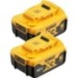 Kit batterie DeWalt DCB184P2-XJ 18V avec 2 batteries 5,0 Ah XR