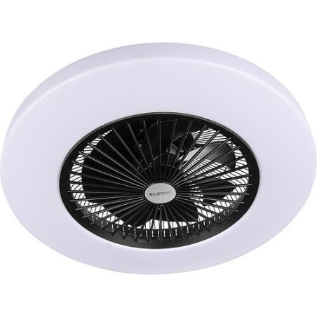 Ventilateur de plafond Fan LRC, 43 watts, noir