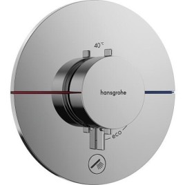 Thermostat encastré Hansgrohe ShowerSelect Comfort S Set de montage 1 consommateur/1 sortie chrome