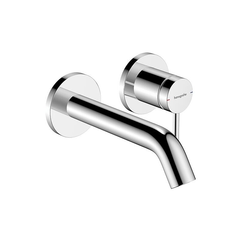 Mitigeur de lavabo mural Hansgrohe Tecturis S saillie 165 mm chrome