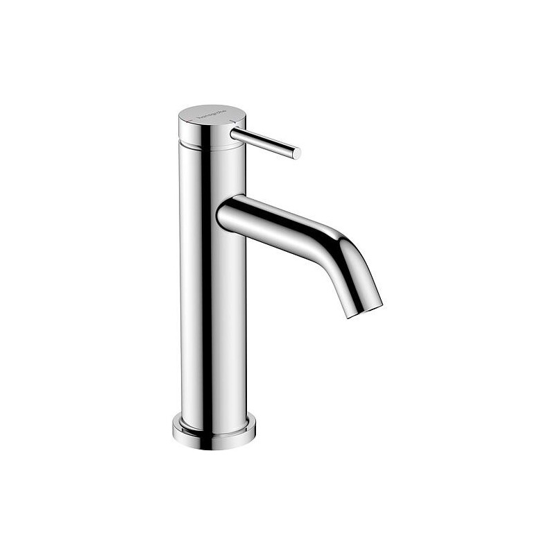 Mitigeur de lavabo Hansgrohe Tecturis S saillie 116 mm CoolStart, sans garniture d’écoulement, chrome, position centrale froid