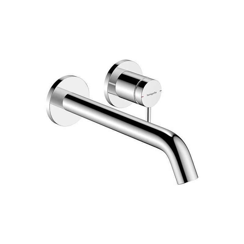 Mitigeur de lavabo mural Hansgrohe Tecturis S Saillie 225 mm chrome