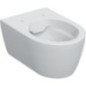 WC suspendu à fond creux Geberit ICon blanc, sans bride, avec KeraTect, lxHxP : 350x330x530mm