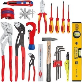 Sac à dos pour outils KNIPEX® Modular X18, 17 pièces, sanitaire