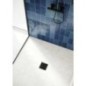 Hansgrohe RainDrain Point, set complet, écoulement ponctuel noir mat / à carreler, 150x150