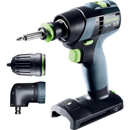 Perceuses-visseuses sans fil Festool TXS 18-Basic-Set, 18 V sans batterie ni chargeur