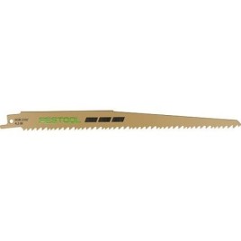 Lame de scie sabre Festool HSR, longueur 230 mm, UE 5 pièces, pour bois avec clous