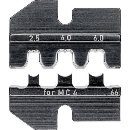 Matrices de sertissage pour pince à sertir KNIPEX, connecteur solaire MC4 (Multi-Contact), 2,5 - 6,0 mm²