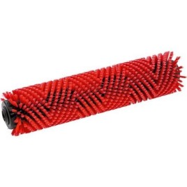 Brosse cylindrique 350 mm rouge pour autolaveuse BR 35