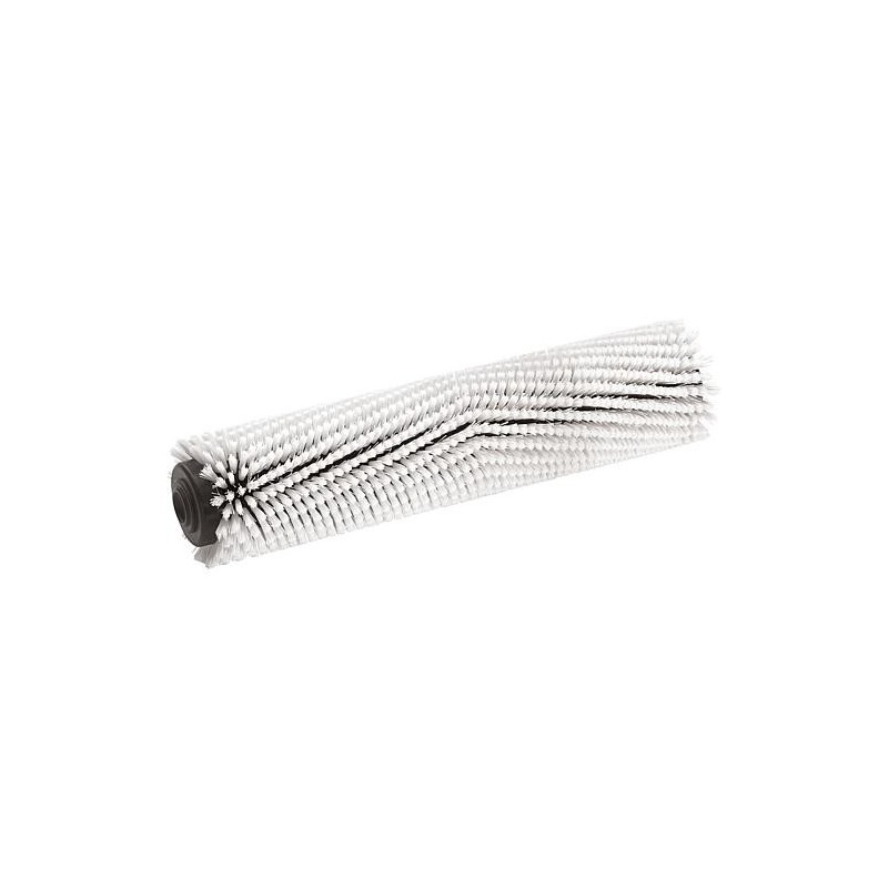 Brosse cylindrique 350 mm blanche pour autolaveuse BR 35