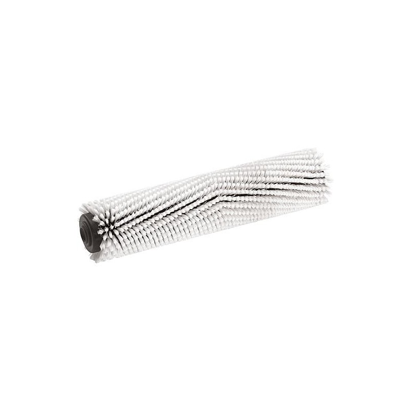 Brosse cylindrique 400 mm blanche pour autolaveuse BR 40