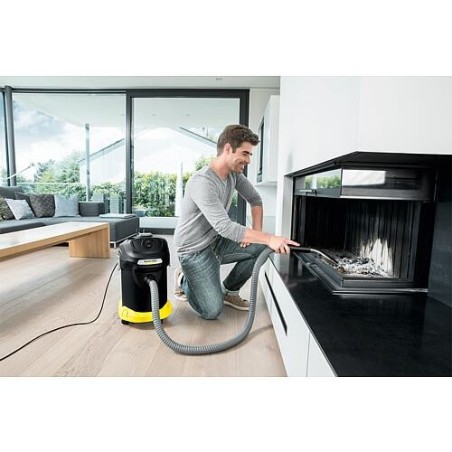 Aspirateur de cendres et de poussières AD 4 Premium avec cuve métallique de 17 l