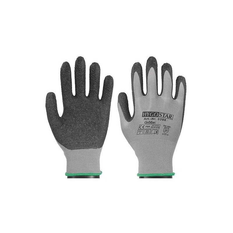 Gants tricotés fins Skill, mixte XL/10, la paire