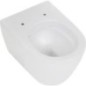 WC suspendu AIMERA Compact sans bord de rincage lxhxp: 355x330x485 mm céramique blanc