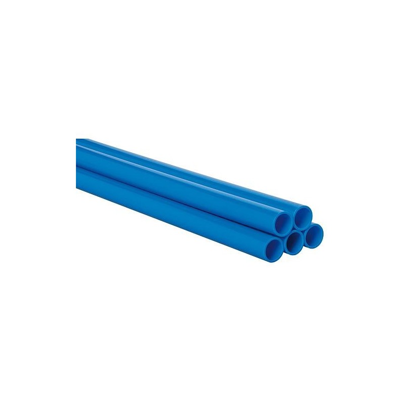 Tube polyamide, AD 15mm, ID 12mm Couleur : bleu, vendu en barres 20x3 m 60 m