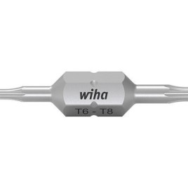 Embout double Wiha TORX® T6 / T8 cond. 10 pièces