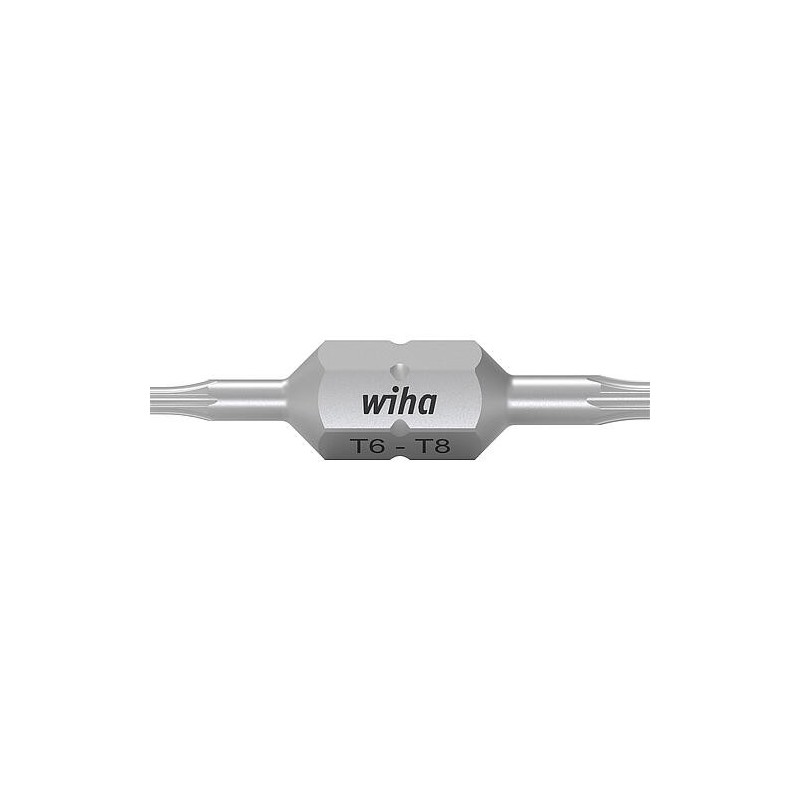 Embout double Wiha TORX® T6 / T8 cond. 10 pièces