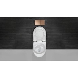 Pack combiné Geberit Acanto WC suspendu à fond creux, blanc, sans bride, abattant WC Softclose, QuickRelease, TurboFlush