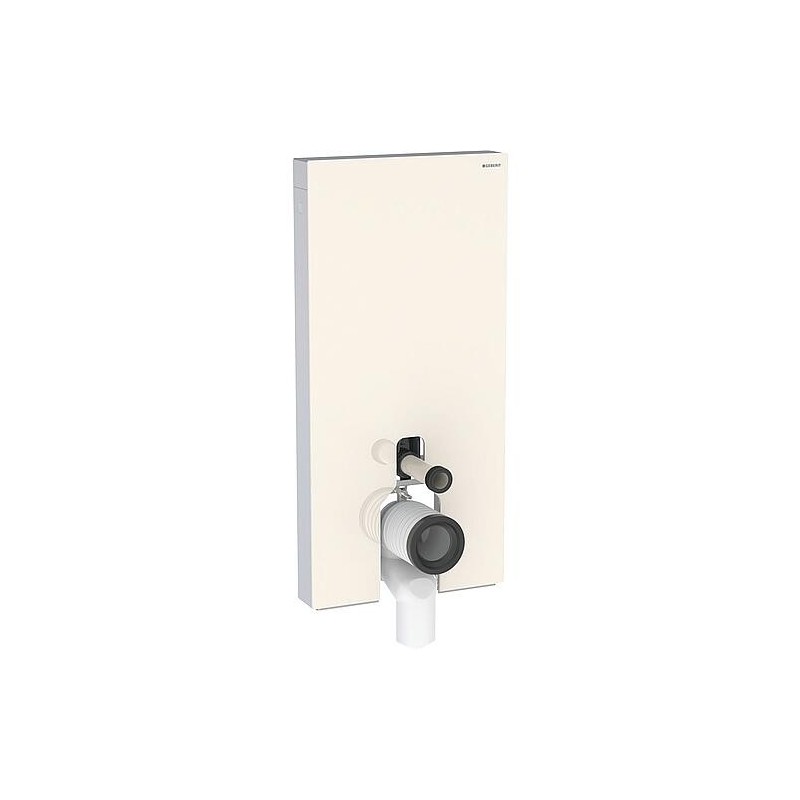 GEBERIT Monolith Plus Module sanitaire pour WC sur pied 101cm, verre sable-gris/aluminium