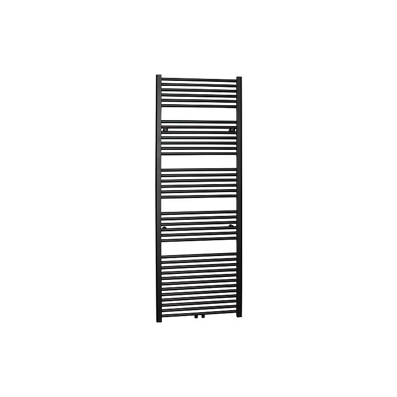 Radiateur sèche-serviettes Jessica 1745 x 510 mm avec raccordement central, couleur anthracite