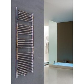 Radiateur sèche-serviettes Jessica 1745 x 510 mm avec raccordement central, couleur anthracite