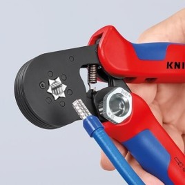 Pince multiprise à réglage manuel Knipex 180 mm pour embout 0,08-10 mm² 6 pans