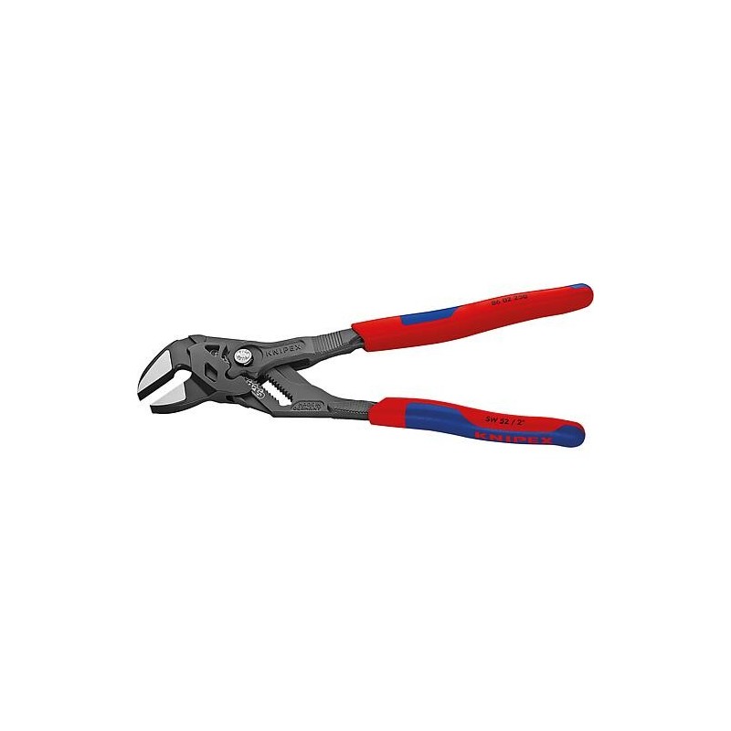 Pince-clé KNIPEX brunie L 250 mm avec poignée multi-composants