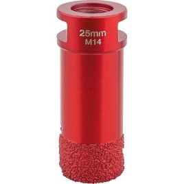 Couronne de perçage à sec pour carrelage Soldia Ø 25 mm, filetage M14