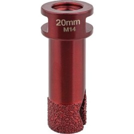 Couronne de perçage à sec pour carrelage Soldia Ø 20 mm, filetage M14