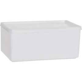 Boîte avec couvercle coiffant 1.500 ml, rectangulaire, naturel, 103x208x94 mm