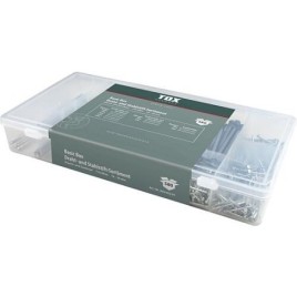 TOX Basic Box Assortiment de fils et de pointes en acier 580 pièces