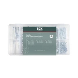 TOX Basic Box Assortiment de fils et de pointes en acier 580 pièces