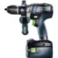 Perceuse-visseuse à percussion sans fil Festool 18 V TPC 18/4 5,0/4,0 I-Plus QUADRIVE, avec 1x 4Ah et 1x 5Ah batteries et