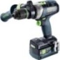 Perceuse-visseuse sans fil Festool 18 V TDC 18/4 5,0/4,0 I-Plus QUADRIVE avec 1x batterie 4 Ah et 1x batterie 5 Ah et chargeur