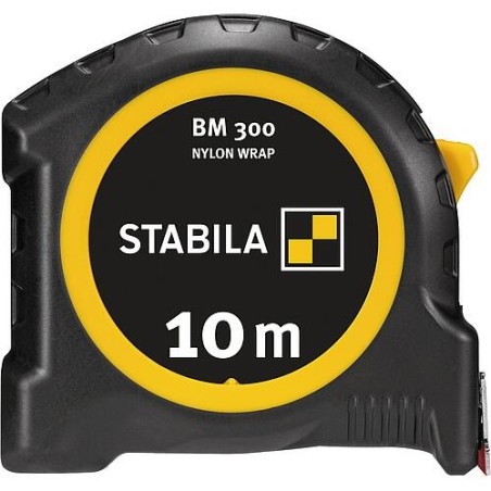 Mètre à ruban de poche Stabila BM 300, 10 m, échelle métrique