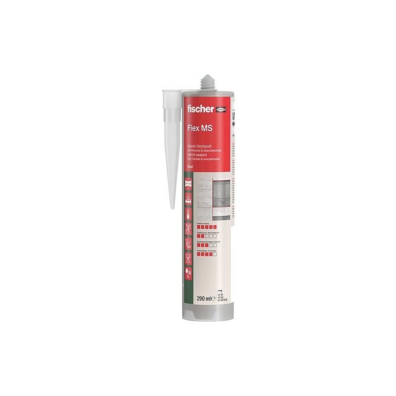 Joint d’étanchéité Fischer Flex MS blanc, 290 ml