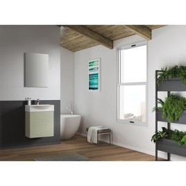 Kit meuble de salle de bain Mini 50S vert clair 500 x 620 x 400 mm