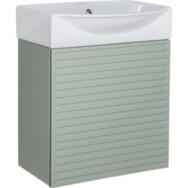 Kit meuble de salle de bain Mini 50S vert clair 500 x 620 x 400 mm