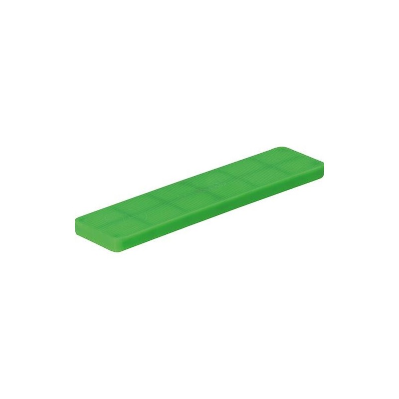 Cales d’espacement SILISTO®, Classic 100x24x5 vert Cond. : 1000