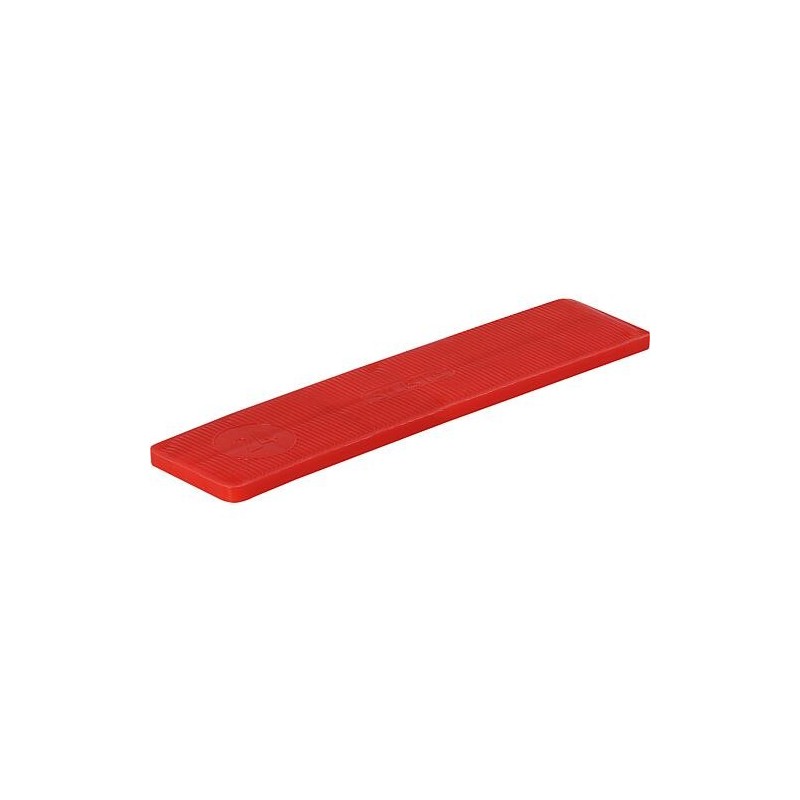 Cales d’espacement SILISTO®, Classic 100x24x3 rouge Cond. : 1000