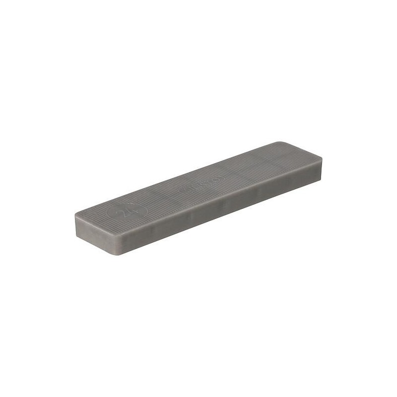 Cales d’espacement SILISTO®, Classic 100x24x8 gris Cond. : 1000