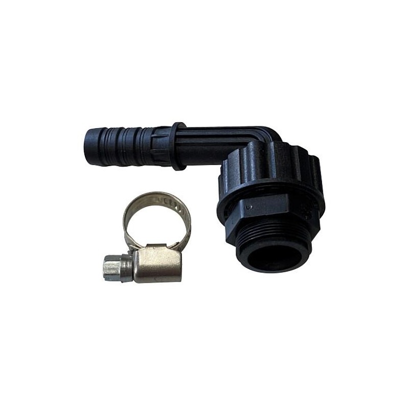 Adaptateur de prise pour robinets d’eau M22 x DN20(3/4"), avec un collier de serrage