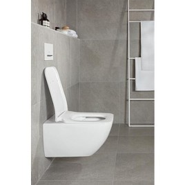 Abattant WC V&B Venticello Wrapover, Softclose avec QuickRealease, blanc